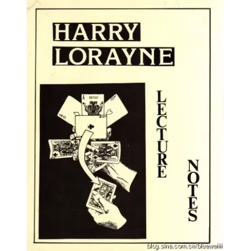 Lecture Notes by Harry Lorayne