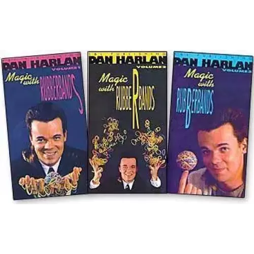Magic With Rubber Bands (1-3) by Dan Harlan