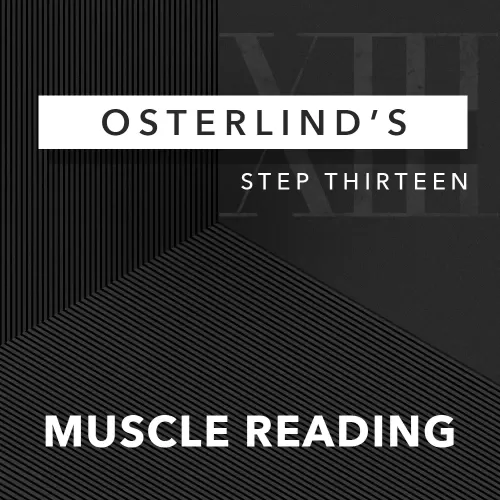 Osterlind's 13 Steps 13 Muscle Reading by Richard Osterlind