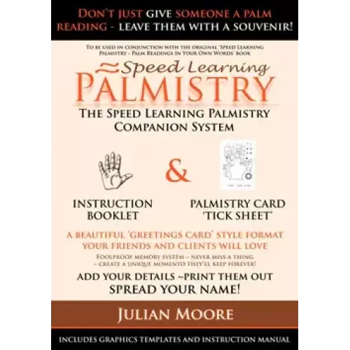 Palmistry Tick Sheet by Julian Moore