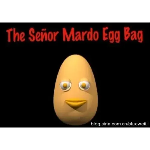 Senor Mardo Egg Bag by Martin Lewis