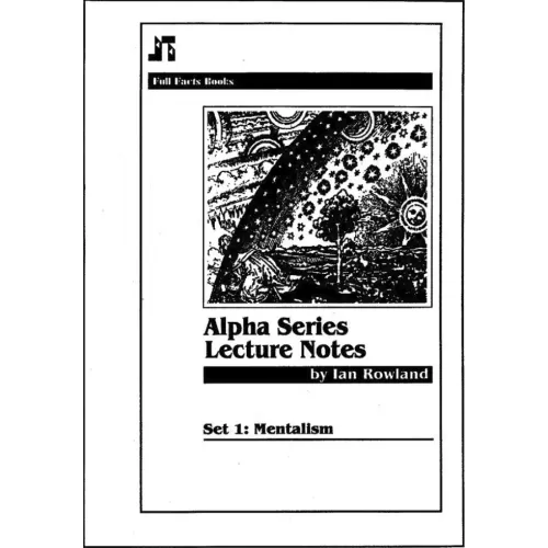 Alpha Series Lecture Notes by Ian Rowland