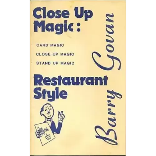 Close Up Magic (Restaurant Style) (1982) by Barry Govan