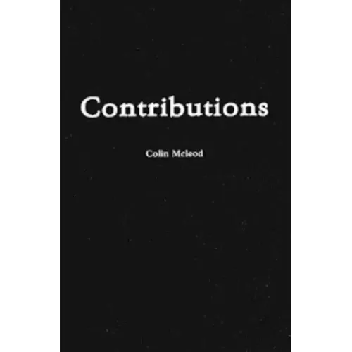 Contributions by Colin Mcleod