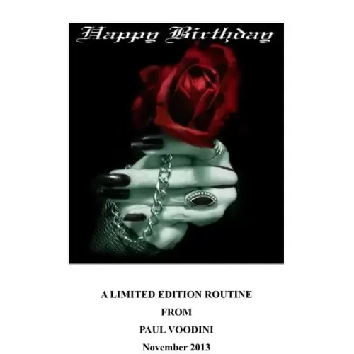 Happy Birthday by Paul Voodini