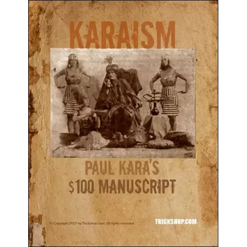 Karaism $100 Manuscript by Paul Kara