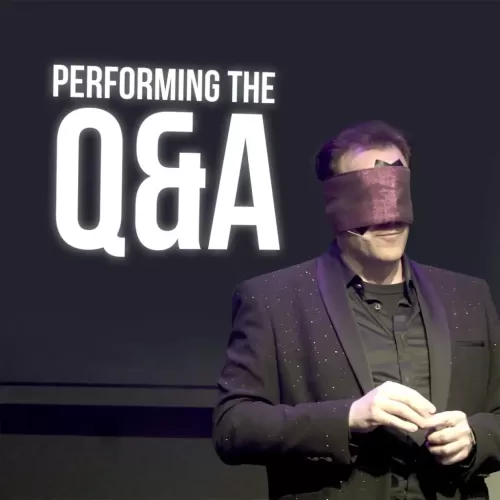 Performing The Q&A by Gerry Mccambridge