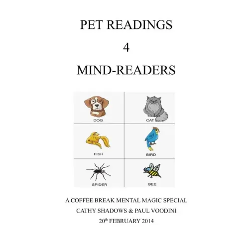 Pet Readings 4 Mind-Readers by Paul Voodini