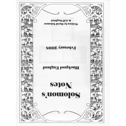 Solomon's Notes by David Solomon And Jeff Siegfried