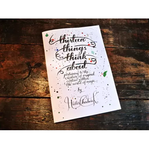 Thirteen Things To Think About by Hector Chadwick