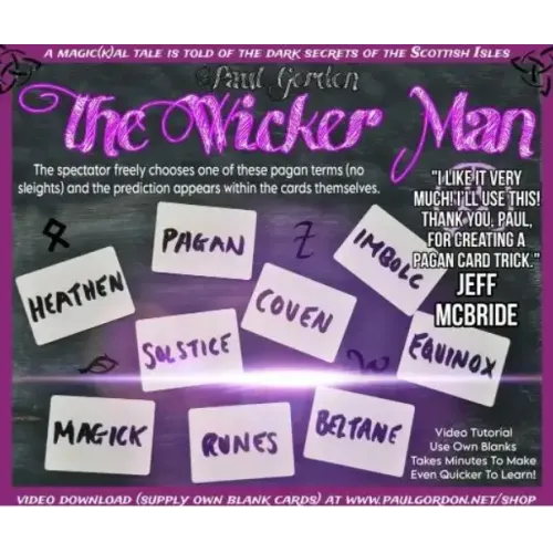 Paul Gordon's The Wicker Man - No Sleights