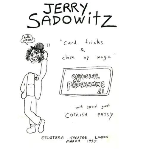 Jerry Sadowitz - Excetera Theatre Programme
