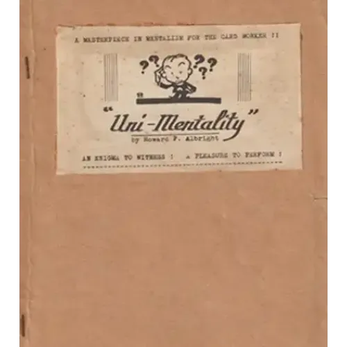 Howard Albright - Uni-Mentality