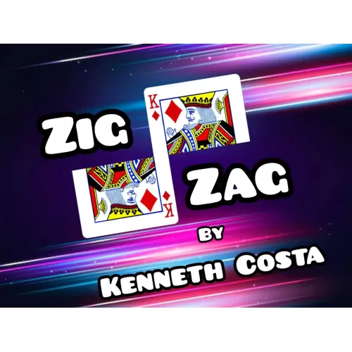 Zig Zag Card By Kenneth Costa