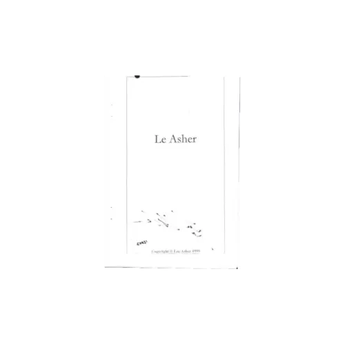 Le Asher by Lee Asher