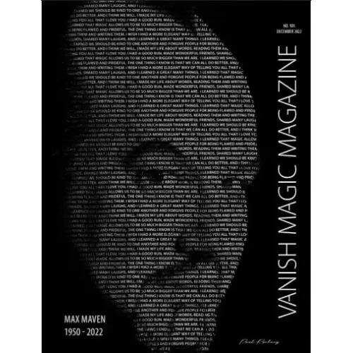Vanish Magic Magazine #101 December 2022