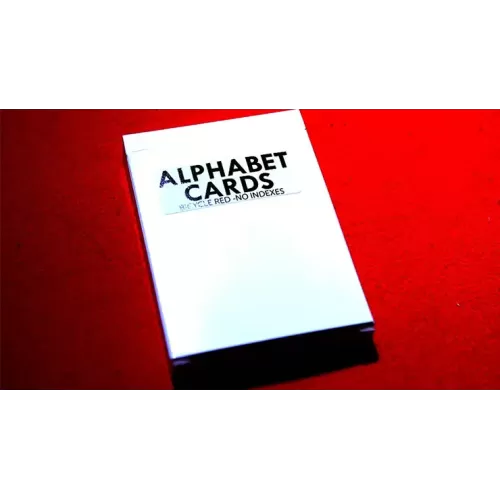 Alphabet Playing Cards Bicycle No Index by Printbymagic