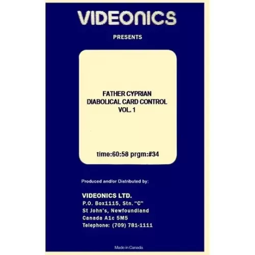 Diabolical Card Control Vol 1 by Father Cyprian