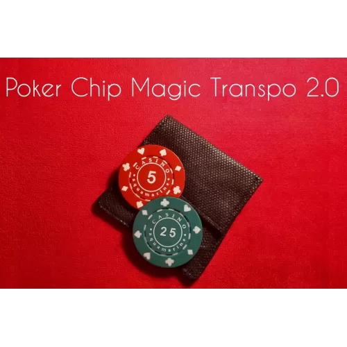 Poker Chip Magic Transpo 2.0 by Andre Cretian