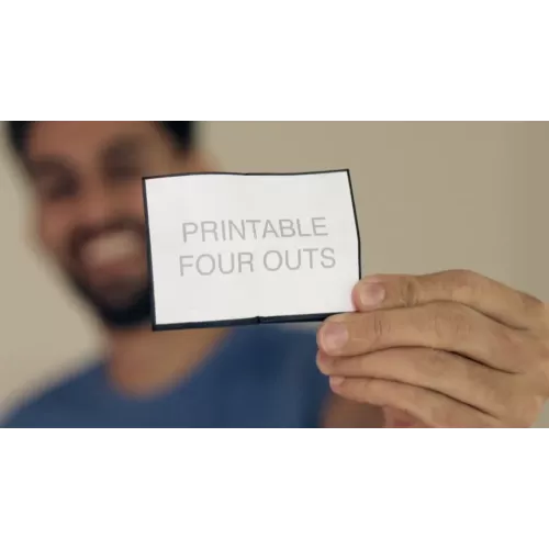 Printable Four Outs by Blake Vogt