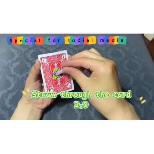 Straw Through Card 2.0 by Dingding