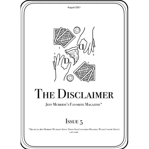 The Disclaimer Issue 5 (2021-08)