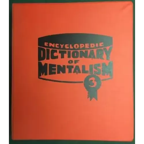 The New Encyclopedic Dictionary Of Mentalism Volu by Burling Hull