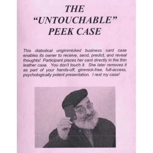 Untouchable Peek Case by Richard Busch