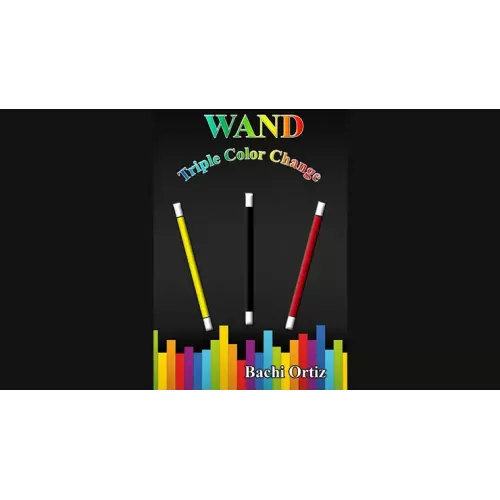 Wand Triple Color Change by Bachi Ortiz