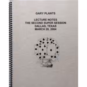 The Second Super Session by Gary Plants