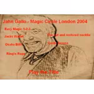 Lecturing at the Magic Circle London by Jahn Gallo