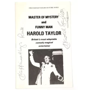Lecture Notes 1982 by Harold Taylor