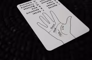 David Alnwick – Palm Reader Card