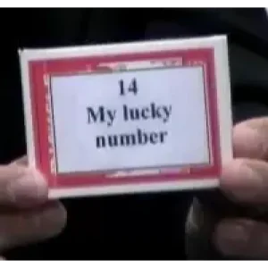 14 My Lucky Number by Tony Montana