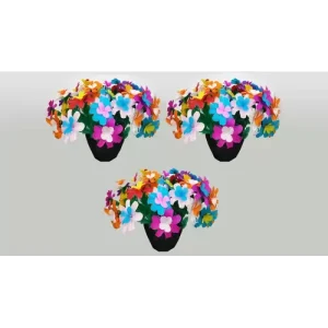 3 FLOWER POTS FROM FRAME by Tora Magic