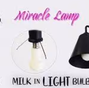 Sorcier Magic – Miracle Lamp Milk in Light Bulb with Remote STAGE