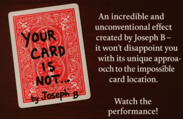 Your Card is Not by Joseph B