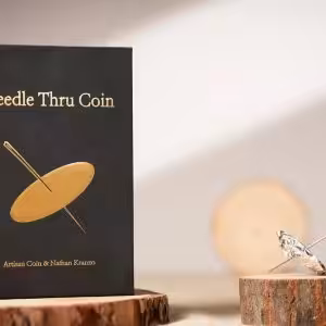 Needle Thru Coin by Nathan Kranzo
