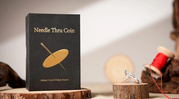 Needle Thru Coin by Nathan Kranzo
