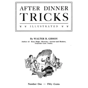 After Dinner Tricks by Walter Gibson