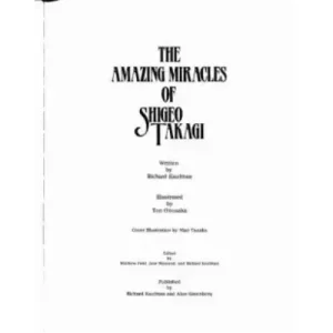 Amazing Miracles Of Shigeo Takagi by Shigeo Takagi