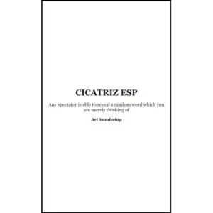 Cicatriz Esp by Art Vanderlay