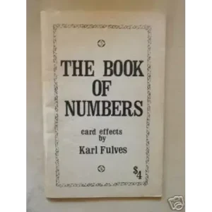 Book Of Numbers by Karl Fulves