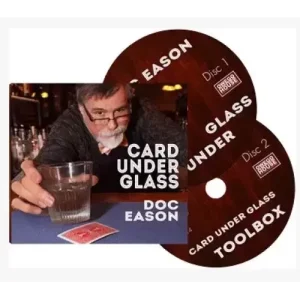 Card Under Glass by Doc Eason (2 DVD set)