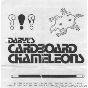 Cardboard Chameleons by Daryl