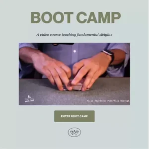 Sleight School-Boot Camp (Video+PDF) By David Williamson