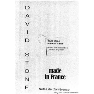 Made In France by David Stone