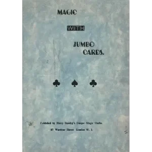 Magic With Jumbo Cards by Harry Stanley