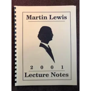 2001 Lecture Notes By Martin Lewis