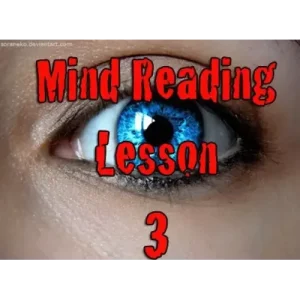 Mind Reading Lesson 3 by Kenton Knepper